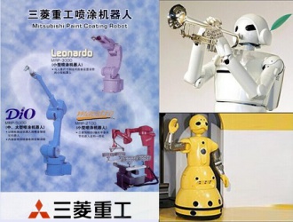 三菱噴涂機(jī)器人春節(jié)不打烊，海藍(lán)機(jī)電道一聲：新春快樂！