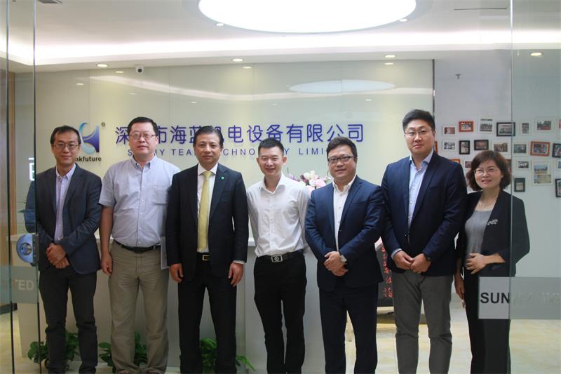 熱烈歡迎三菱電機(jī)自動(dòng)化蒞臨海藍(lán)機(jī)電參觀(guān)指導(dǎo)工作！