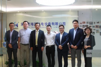 熱烈歡迎三菱電機(jī)自動(dòng)化蒞臨海藍(lán)機(jī)電參觀指導(dǎo)工作！