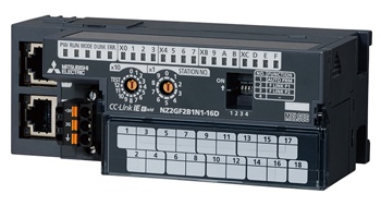 三菱cc-link模塊  | NZ2GF2B1N1-16D |16點 DC24V輸入|遠程模塊|1線式、可接三個擴展模塊